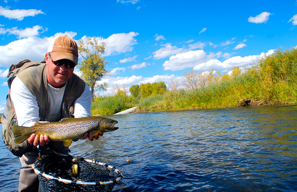 John Kobald, a guide in Colorado, recommends using smaller spoons like a Kastmaster to cover as much water as you can to find promising pools and seams where trout will be holding. (Photo courtesy of GameandFishMag.com)