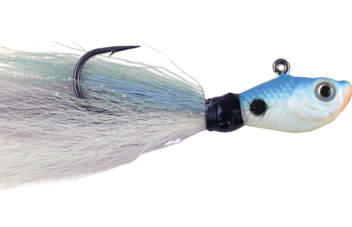 The bucktail jig is a timeless classic that works best when the fish are lethargic. (Photo courtesy of Brenton Roberts)