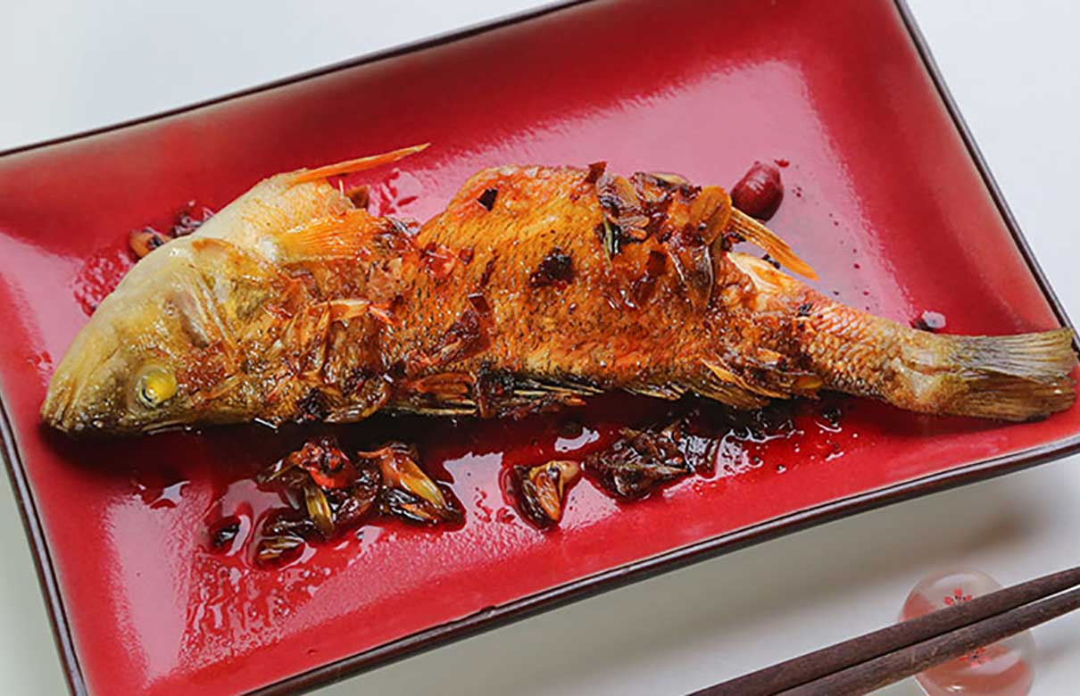 In this case, I used perch as the whole fish in this Asian-styled recipe, but it will work with nearly any species. (Jenny Nguyen-Wheatley photo)