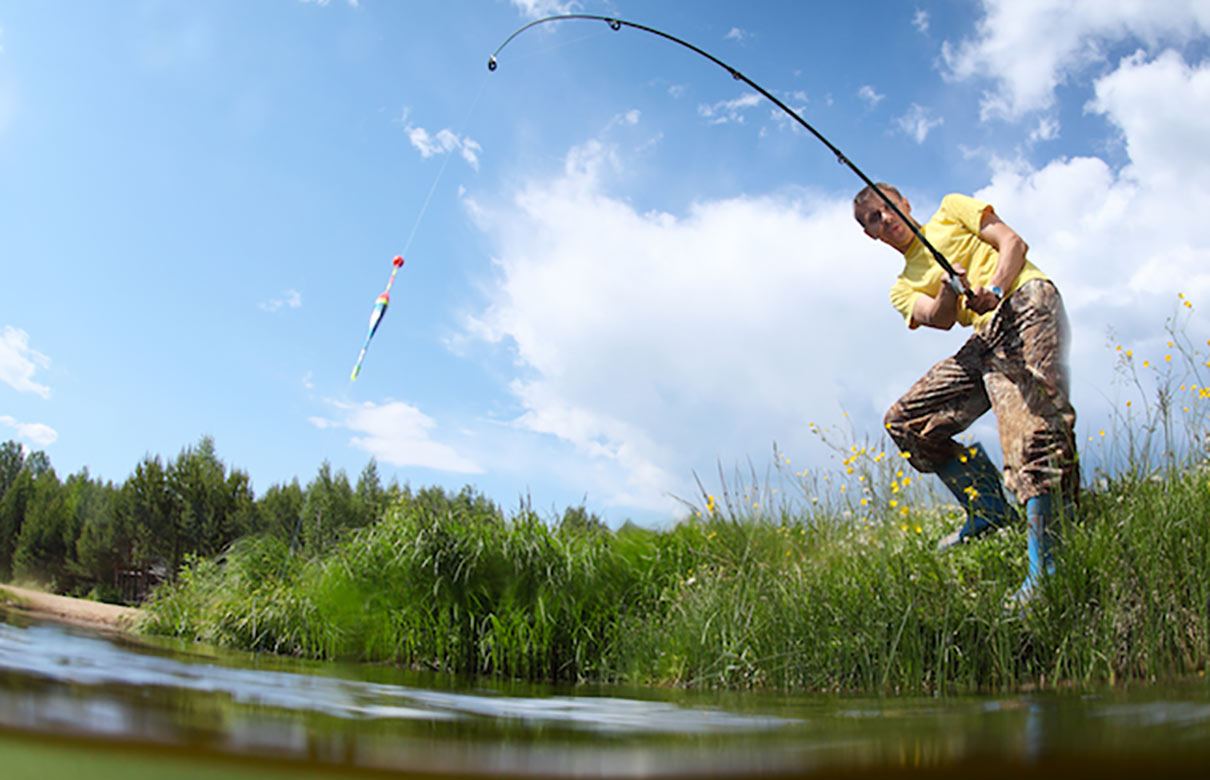 Small urban waters offer the boatless angler access to great bass fishing. (Photo courtesy of GameandFishMag.com)