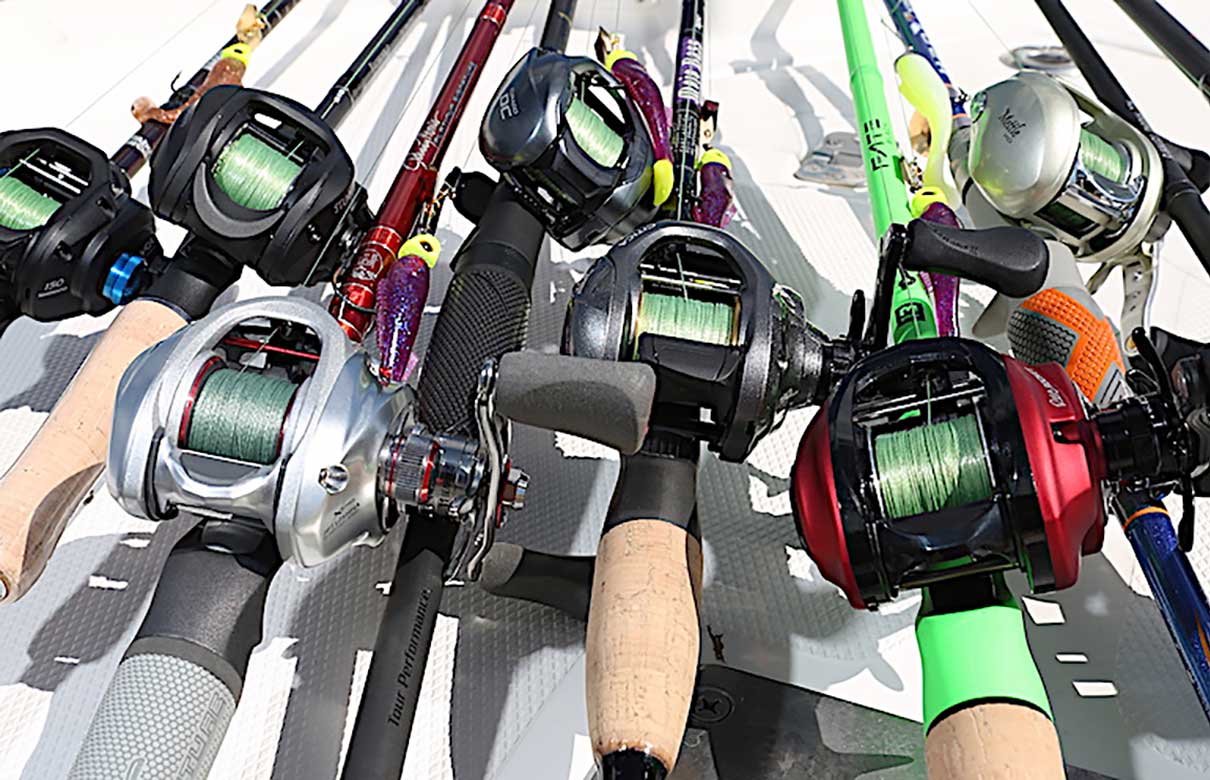 The Game & Fish tackle test utilized a comprehensive 10-criterion matrix to evaluate each rod and reel. (Ron Sinfelt photo)