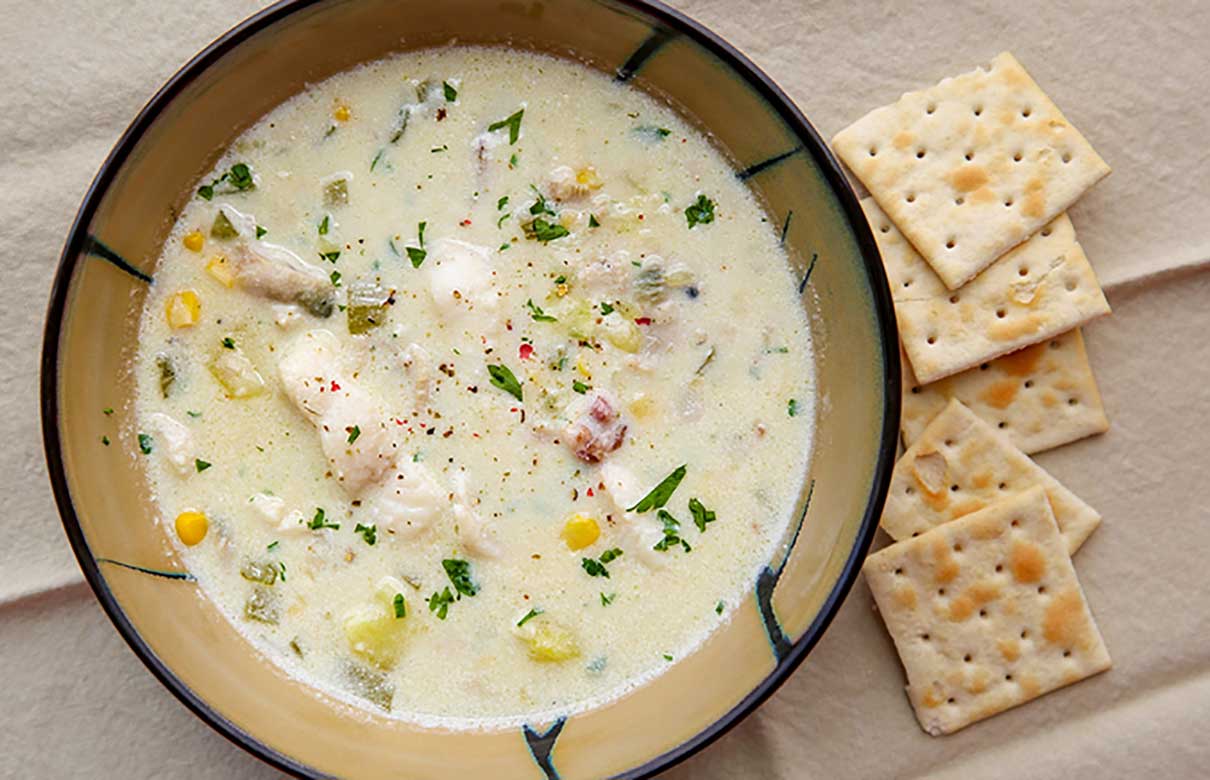 Compared to other chowders I've had, this Hearty Catfish Chowder Recipe is fairly light, which I prefer. (Jenny Nguyen-Wheatley photo)