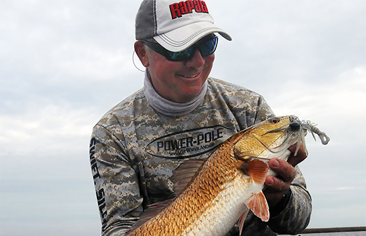 Redfish aren't very picky. To catch one, you just need to get a jig in front of them. (Rob Newell photo)