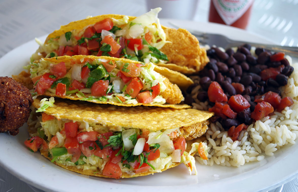 These morsels of tortilla-wrapped goodness are as colorful as they are delicious. (Photo courtesy of Keith Sutton)