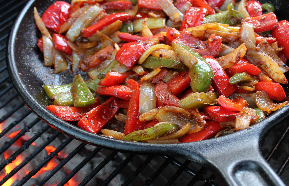 This quick Catfish Fajita Recipe is as flavorful as it is colorful. (Photo courtesy of In-Fisherman Staff)