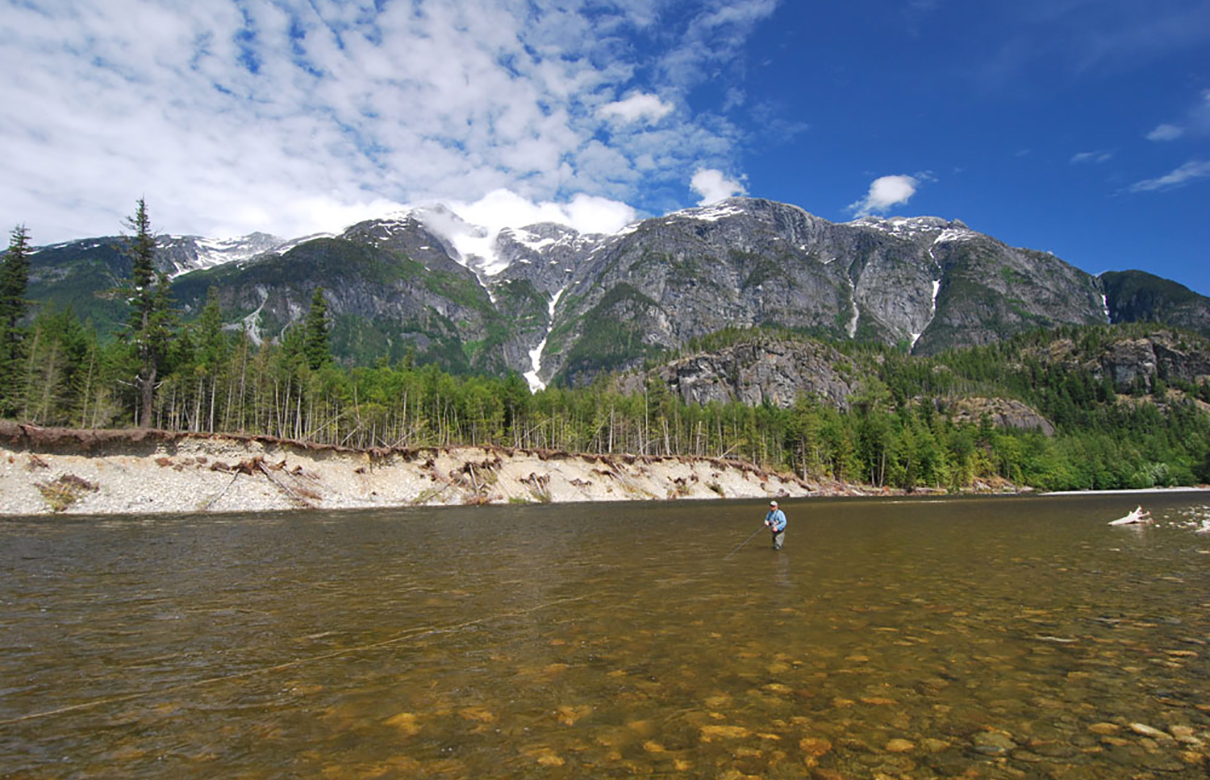 Try out these double-handed fly rods recommended by the editor of Fly Fisherman. (Photo courtesy of In-Fisherman.com)